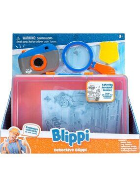 Blippi Detective Roleplay Set Starter Pack Toy - Badge Camera & More